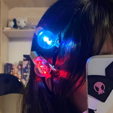 LED Light Hair Clips