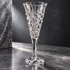 Prism Beverage Goblet faceted detail
