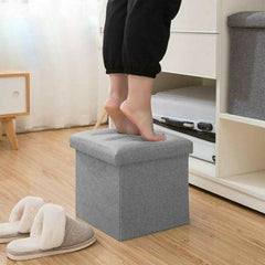 Foldable Storage Stool Cube