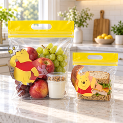 Pooh Bear Food Storage Bags in two sizes