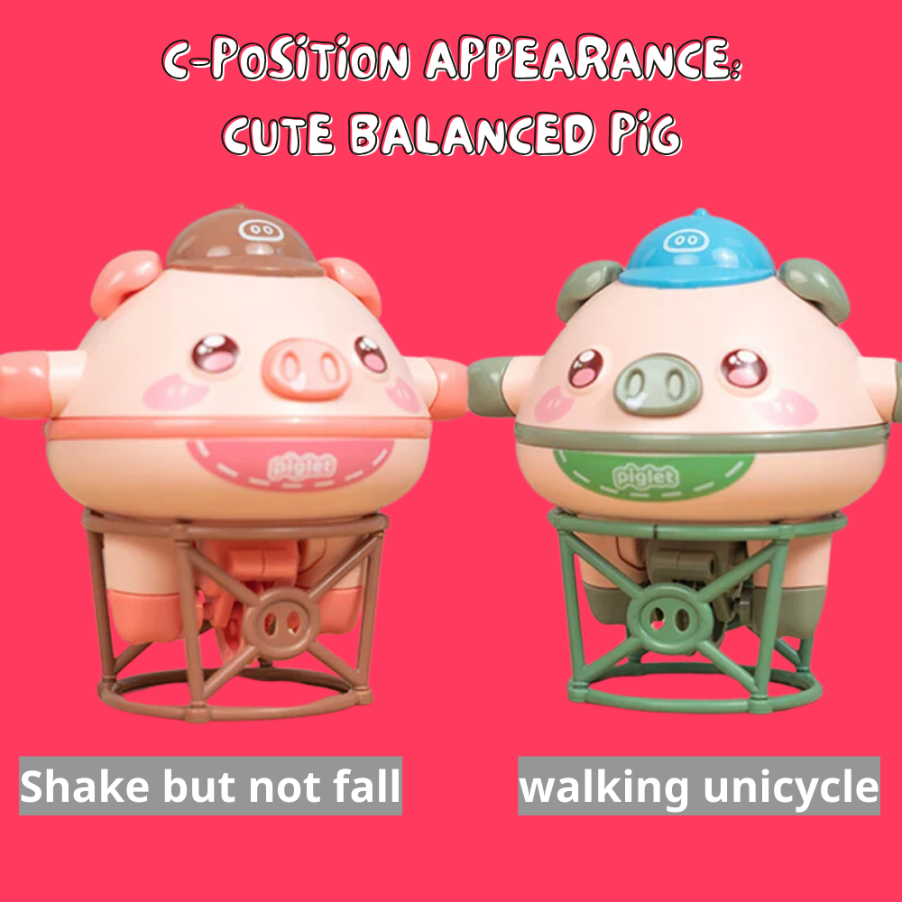 Pig Tightrope Walking Toy