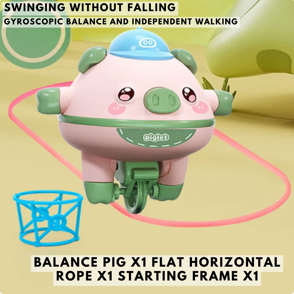 Pig Tightrope Walking Toy