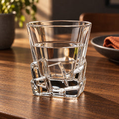 Sculpted Sip Glass — table setting