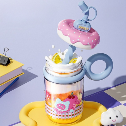 Cute Tumbler with Spiral Mixer