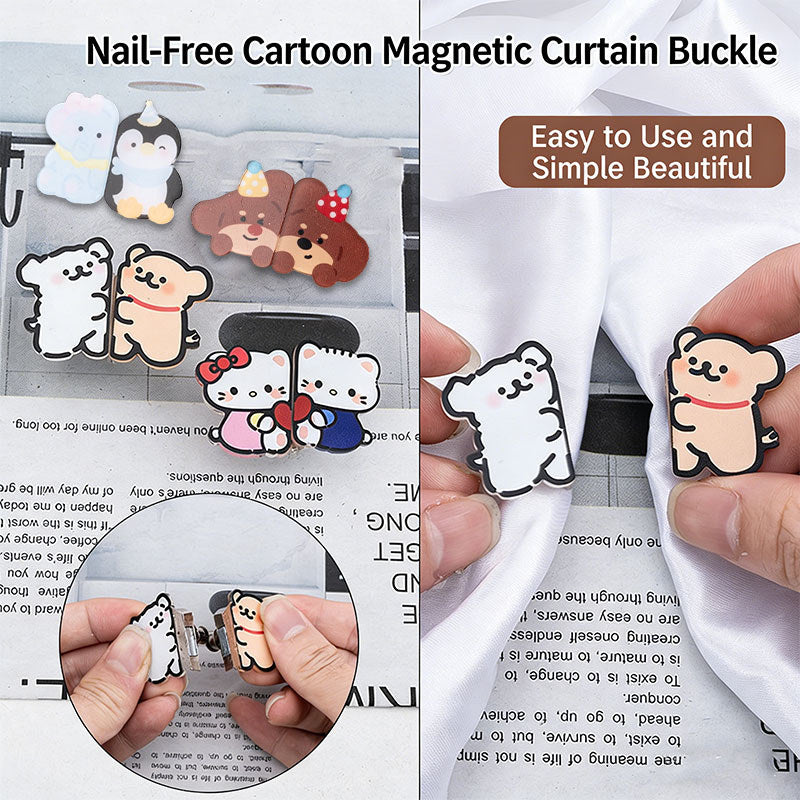 Cartoon Magnetic Curtain Clips