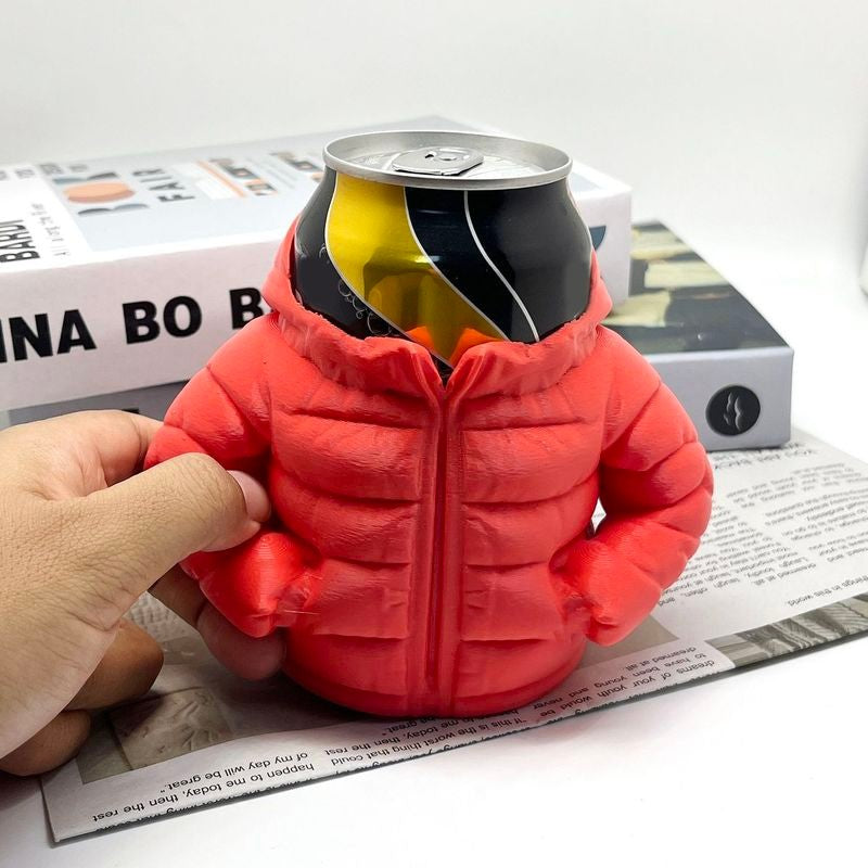 Puffer Jacket Pen Holder