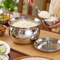 SilverNest pot serving rice