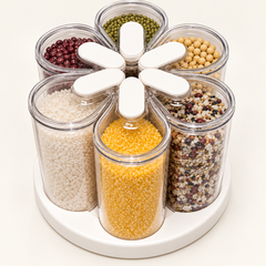 Six Jar Kitchen Organizer detail