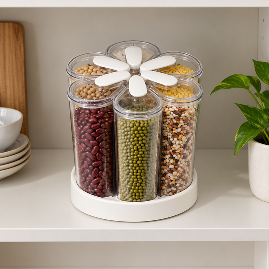 Six Jar Kitchen Organizer cupboard