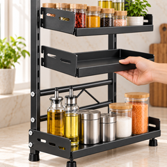 SpaceStack Counter Organizer adjustable shelf detail