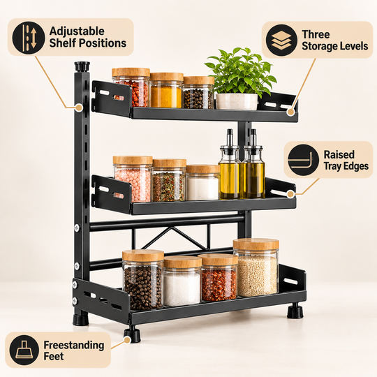 SpaceStack Counter Organizer feature explainer
