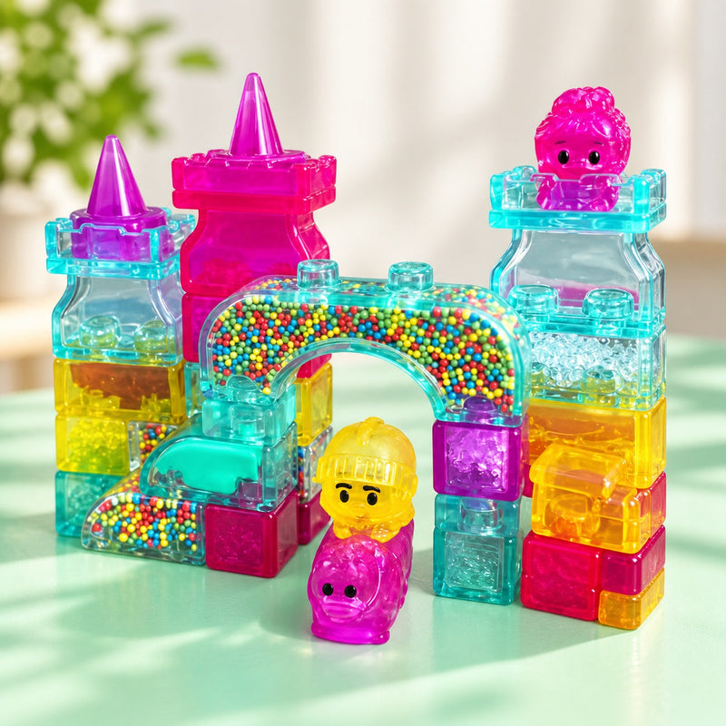 Squish & Stack Castle Blocks — castle hero