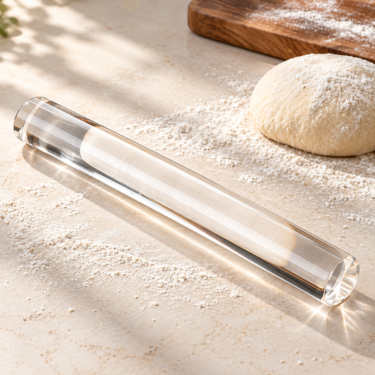 Transparent Acrylic Rolling Pin hero view