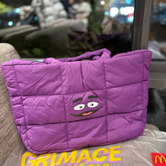 Grimace Puffer Tote Bag