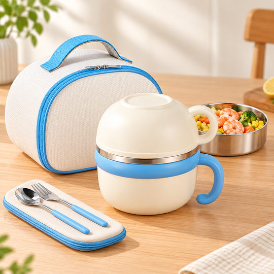 Two-Tier Comfort Lunch Bowl complete set