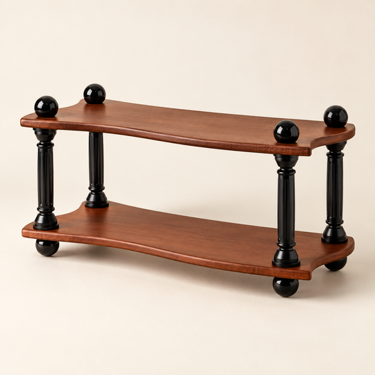 Two Tier Countertop Organizer, empty full-product view