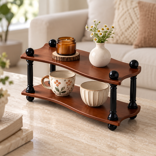 Two Tier Countertop Organizer 03-display