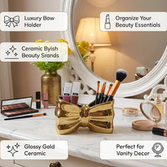 Bow Makeup Brush Holder