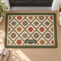 Vintage Garden Mat overhead complete view