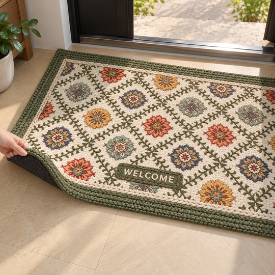 Vintage Garden Mat flexible corner and backing