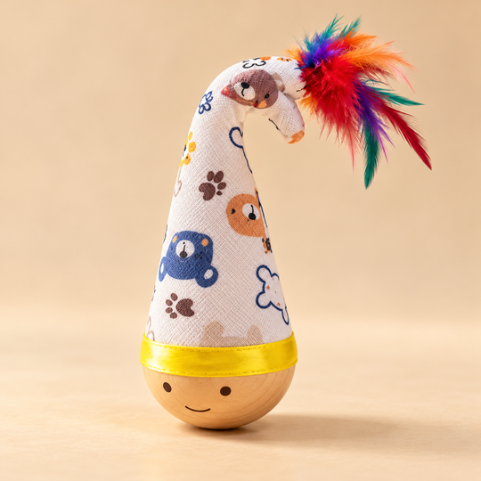 Wooden Base Pet Toy hero view