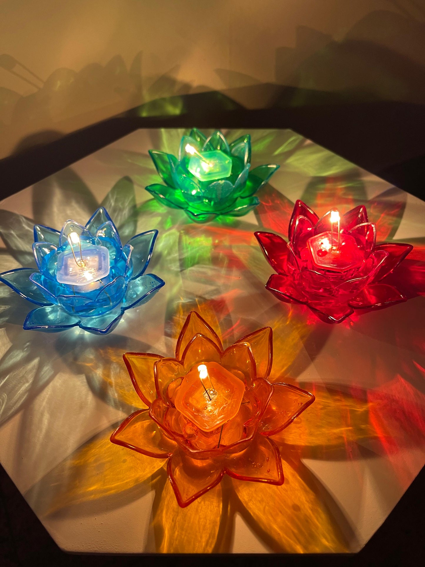 LaksmiDevi Lotus Diya (LED Water Sensor)