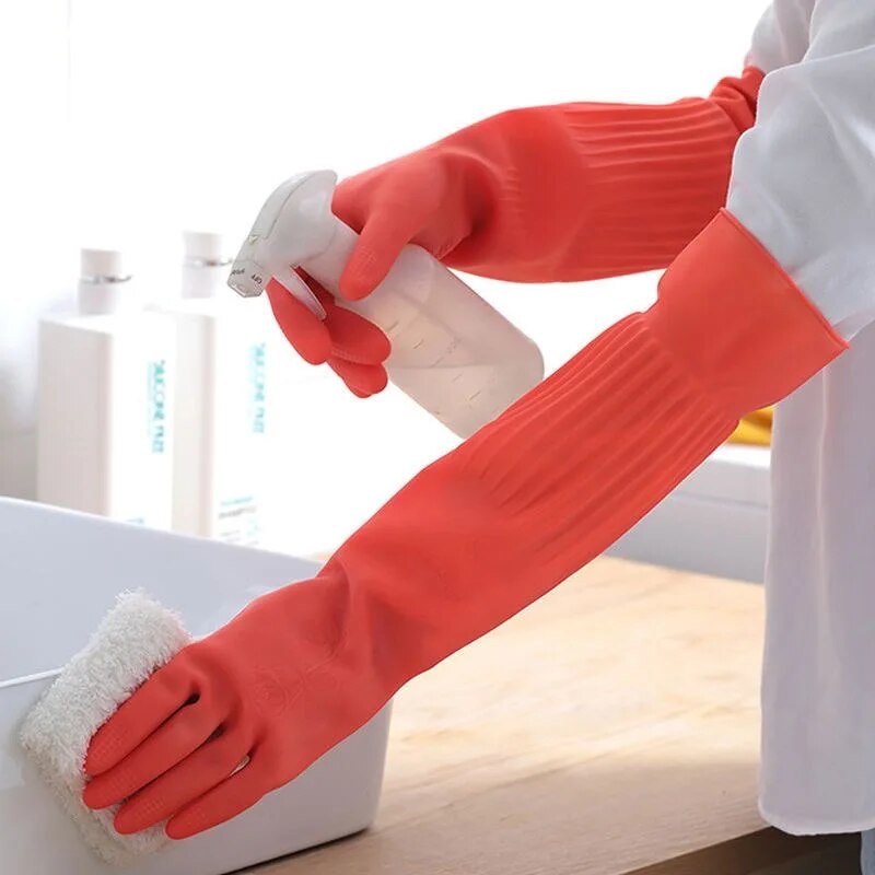 Long Sleeve Hand Gloves( Pack of 2 Pairs - 4 Pieces)