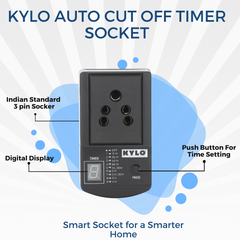 Automatic Cut Off Timer Socket Plug