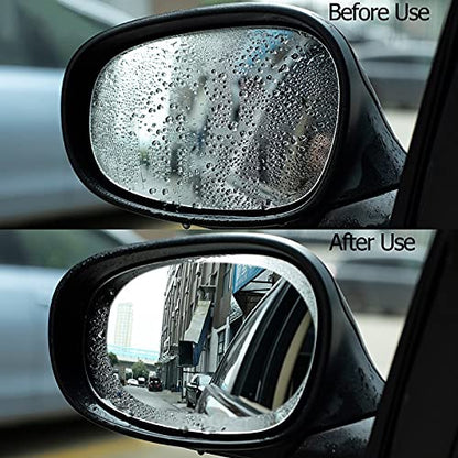 Side Mirror Protection Film ( Oval - 4 Pcs)