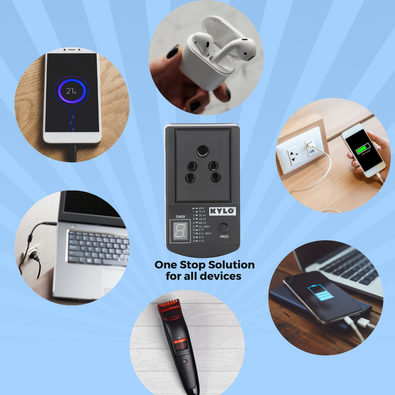 Automatic Cut Off Timer Socket Plug