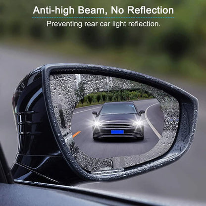 Side Mirror Protection Film ( Oval - 4 Pcs)