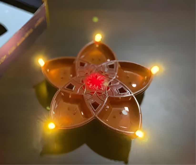 Panchmukhi Water Sensor Diya