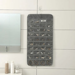 Double Sided Jewelry Hanging Bag (36 Pockets)