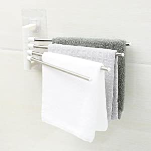 Four Bar Wall-Mounted Towel Hanger