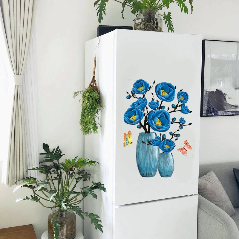 3D HOME FLOWER STICKERS