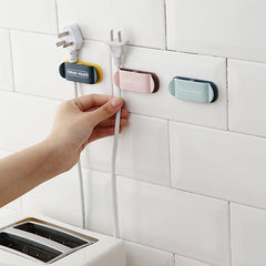 Cable Organizer Plug Holder (MULTICOLOR)