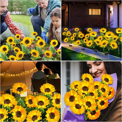 Sunflower Solar Lights