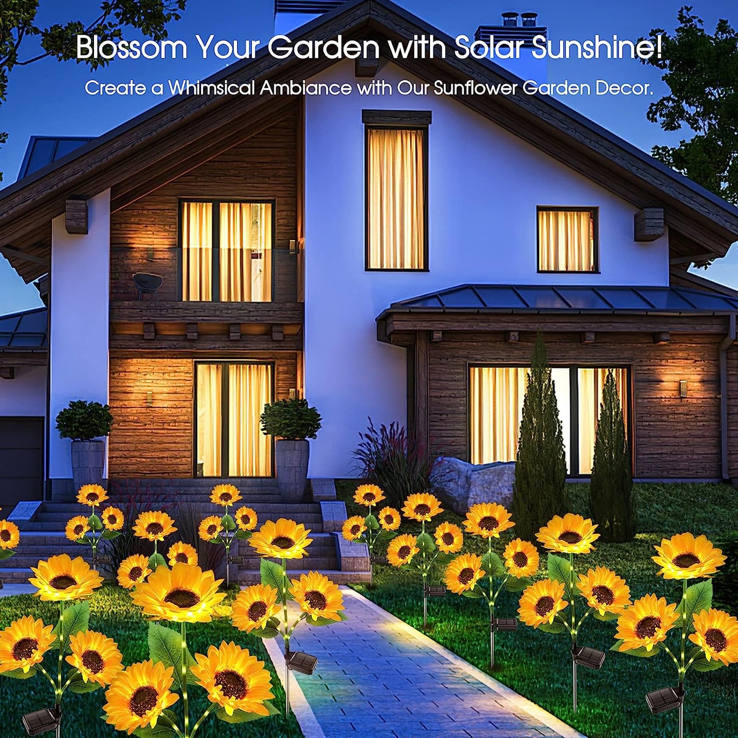 Sunflower Solar Lights