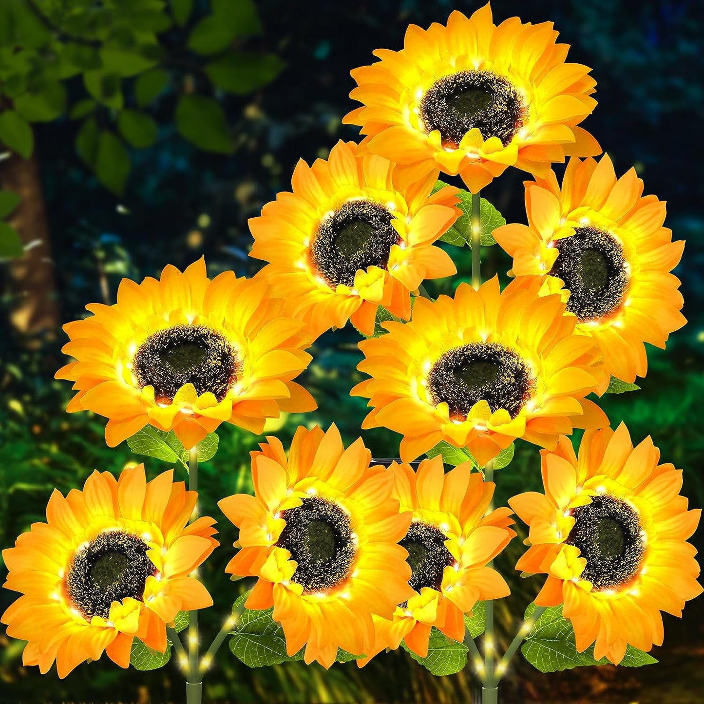 Sunflower Solar Lights