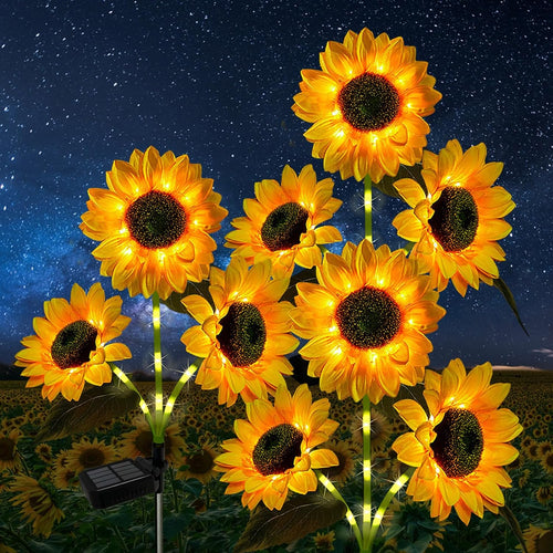 Sunflower Solar Lights