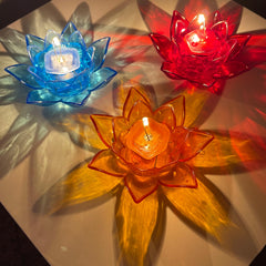 LaksmiDevi Lotus Diya (LED Water Sensor)