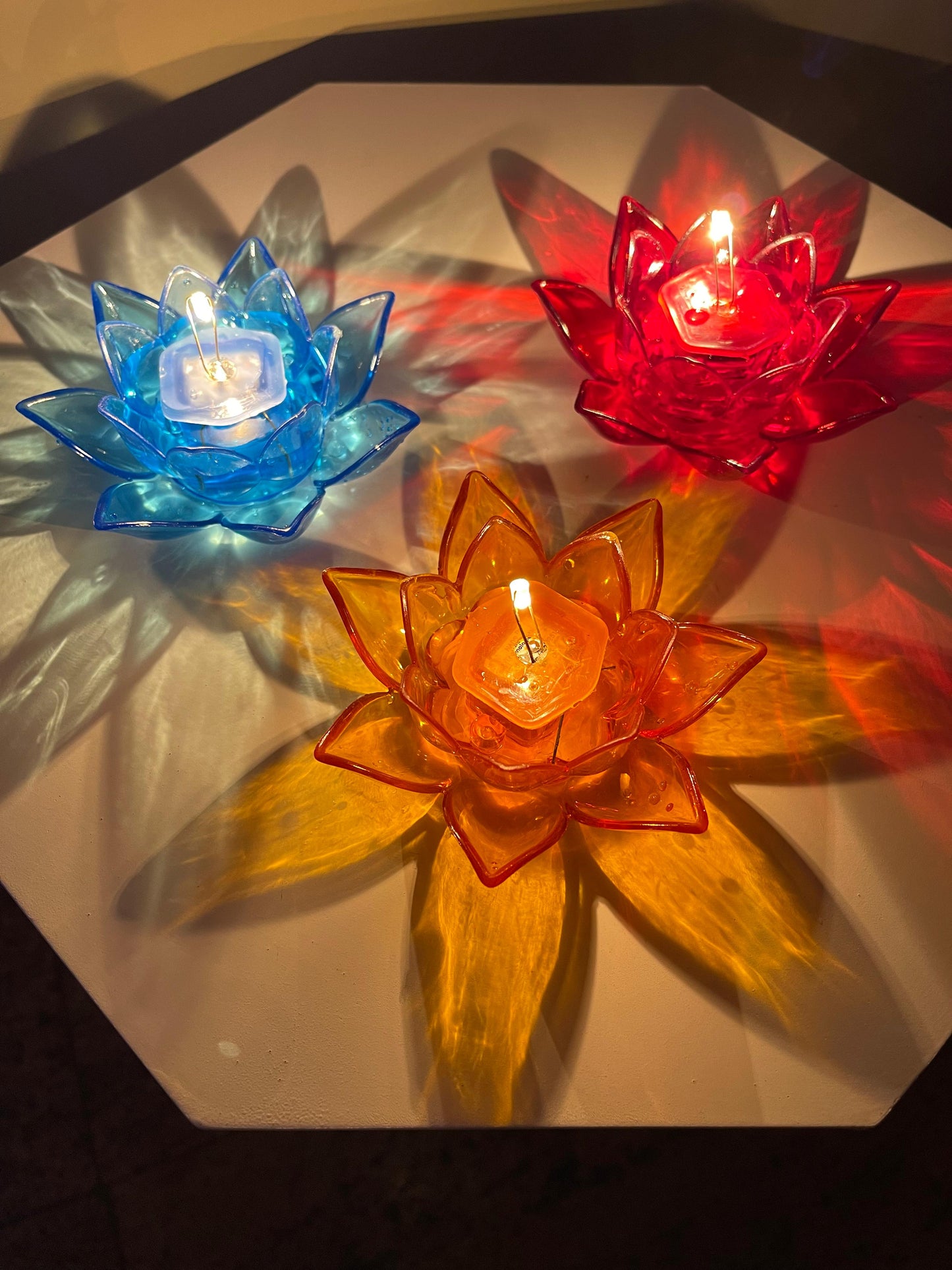 LaksmiDevi Lotus Diya (LED Water Sensor)