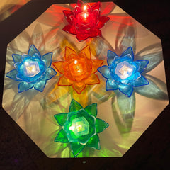 LaksmiDevi Lotus Diya (LED Water Sensor)