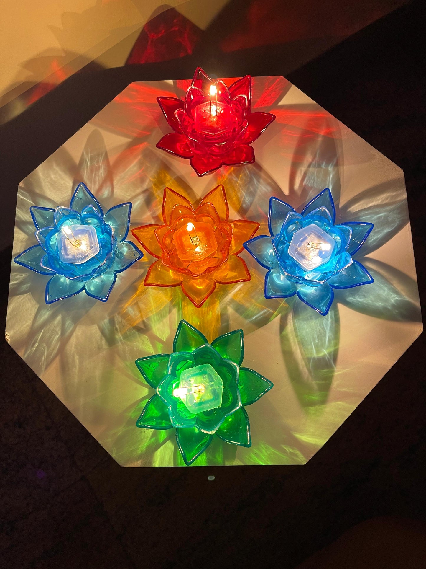 LaksmiDevi Lotus Diya (LED Water Sensor)