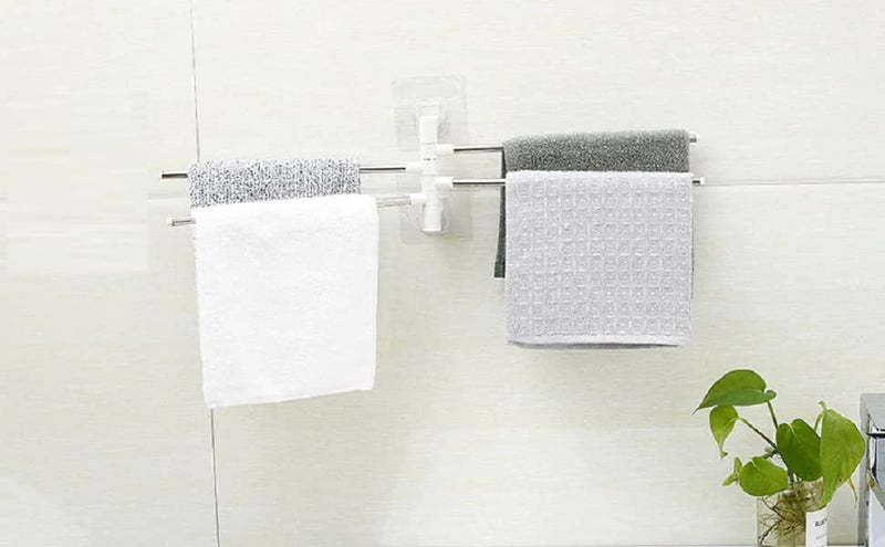 Four Bar Wall-Mounted Towel Hanger
