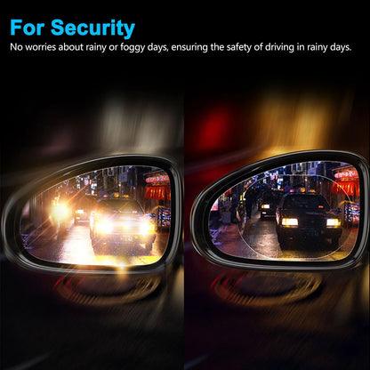 Side Mirror Protection Film ( Oval - 4 Pcs)