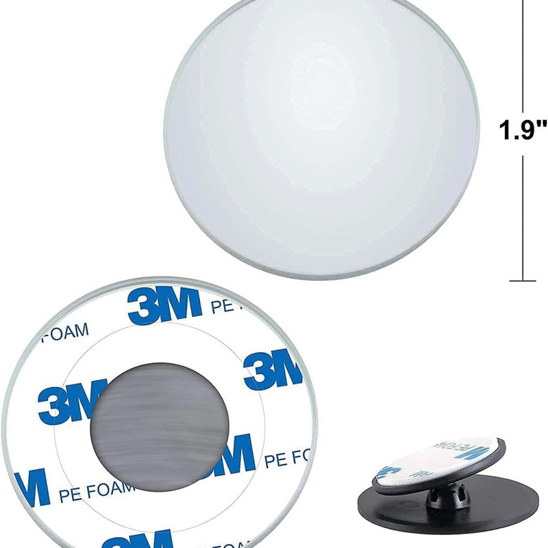 Blind Spot Mirror(2pc)+ Warning Sticker(4pc)