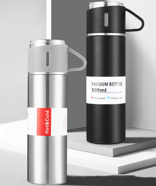 Stainless Steel Vacuum Flask Set